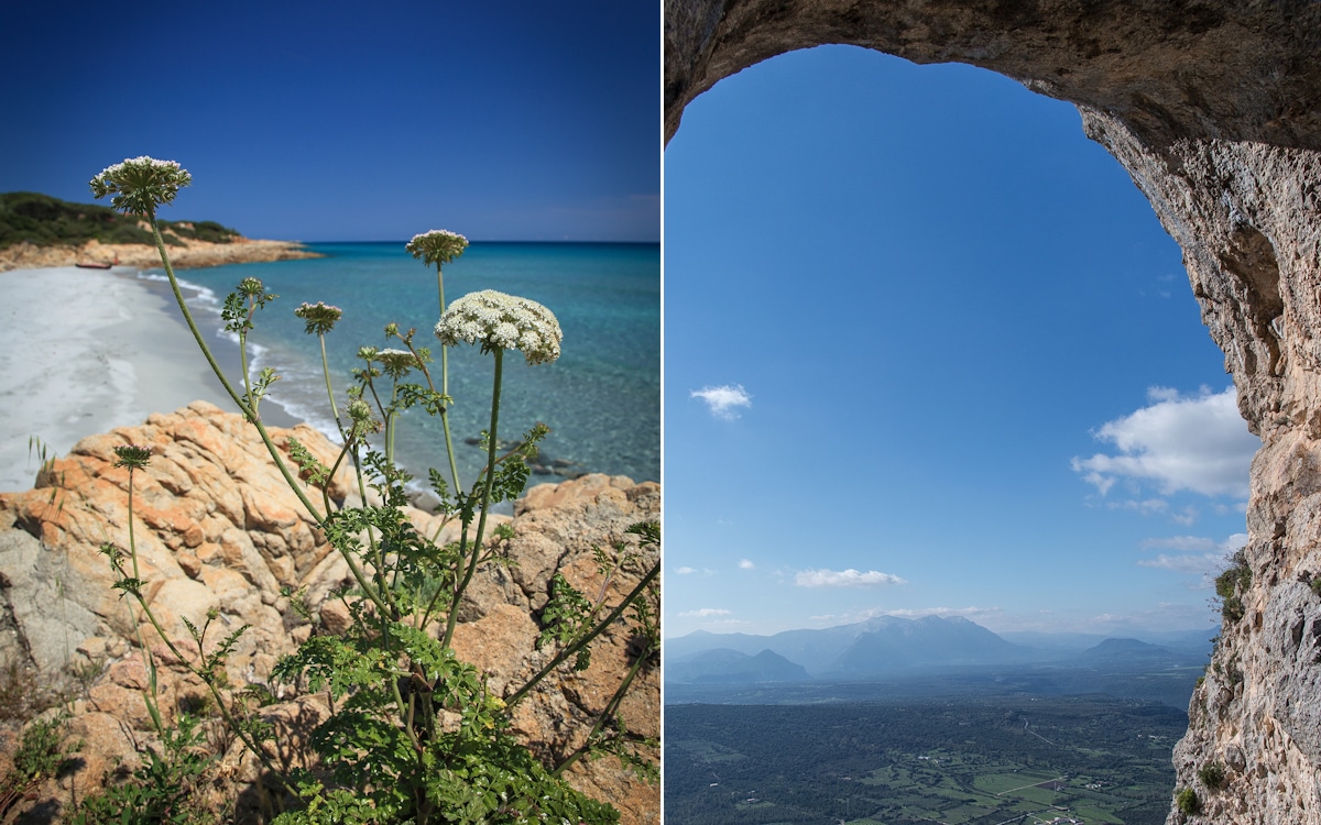 Strand Sas Linnas Siccas und Berg Tuttavista (Orosei) Strand Sas Linnas Siccas und Berg Tuttavista (Orosei)