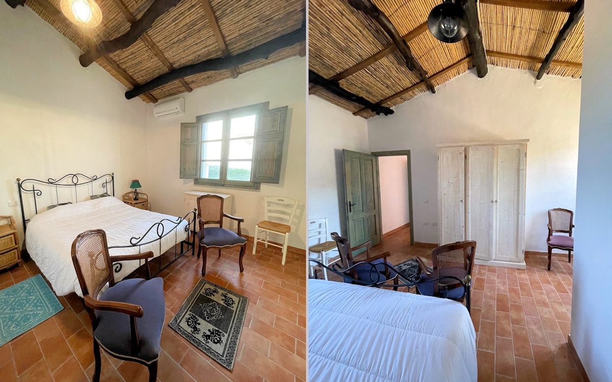 Ferienhaus Santa Teresa, Schlafzimmer mit Bad (2)